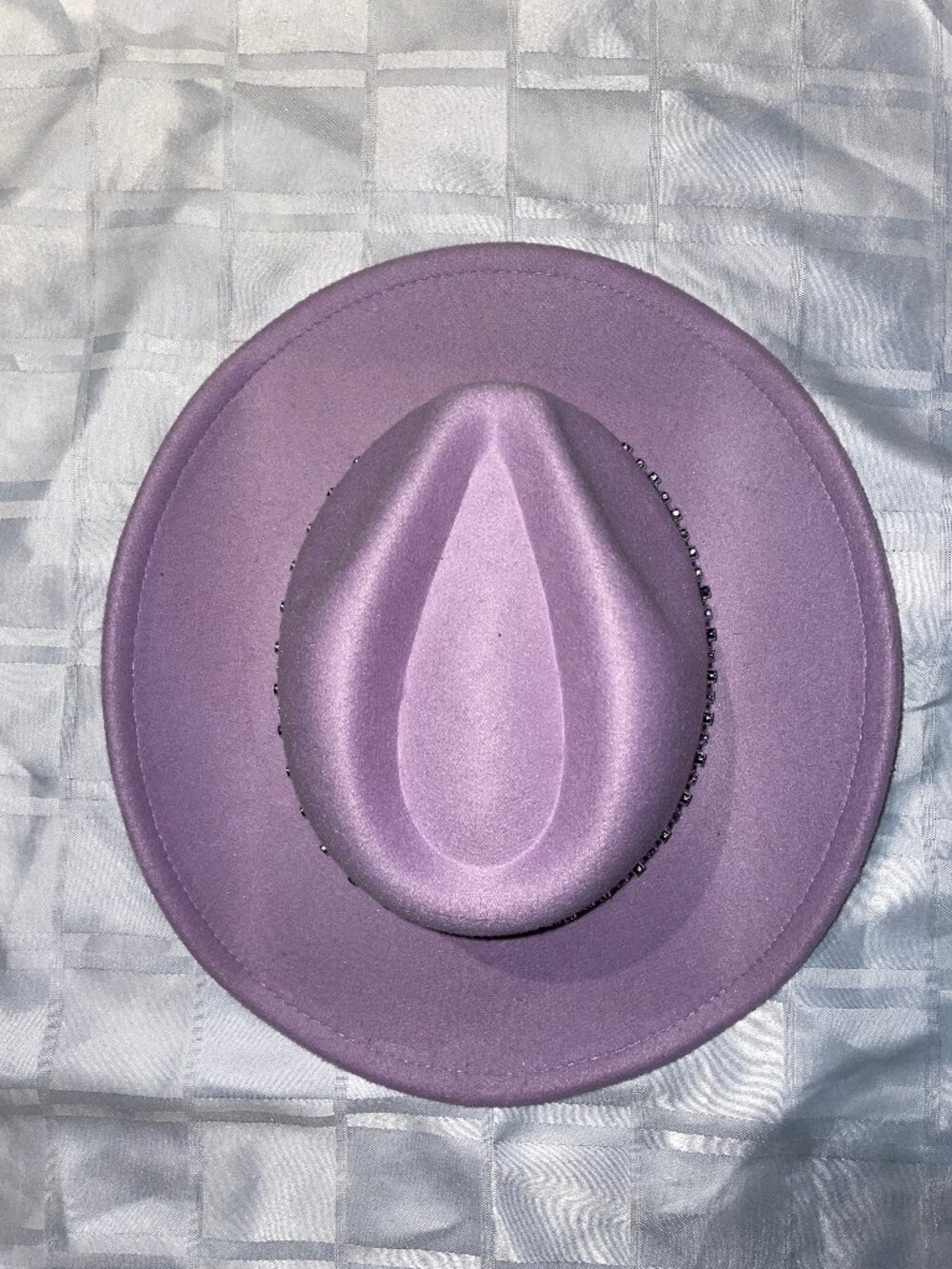 Lavender Rhinestone Cowgirl western hat - Picture 6 of 11